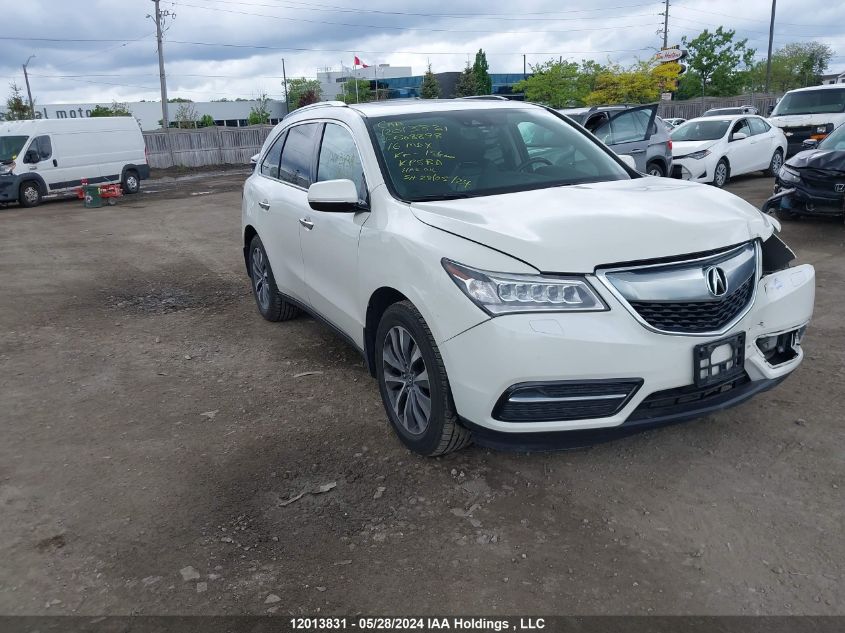 2016 Acura Mdx VIN: 5FRYD4H45GB508898 Lot: 12013831