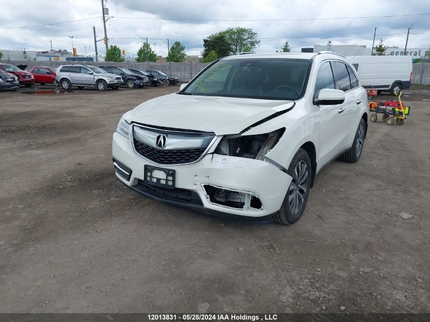 2016 Acura Mdx VIN: 5FRYD4H45GB508898 Lot: 12013831