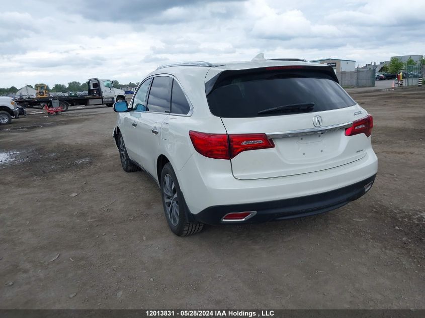 2016 Acura Mdx VIN: 5FRYD4H45GB508898 Lot: 12013831