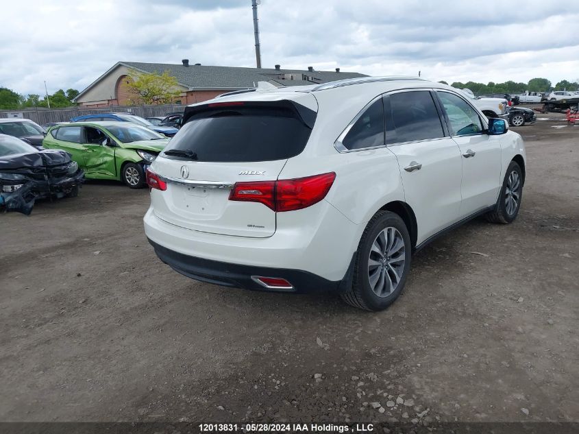 2016 Acura Mdx VIN: 5FRYD4H45GB508898 Lot: 12013831