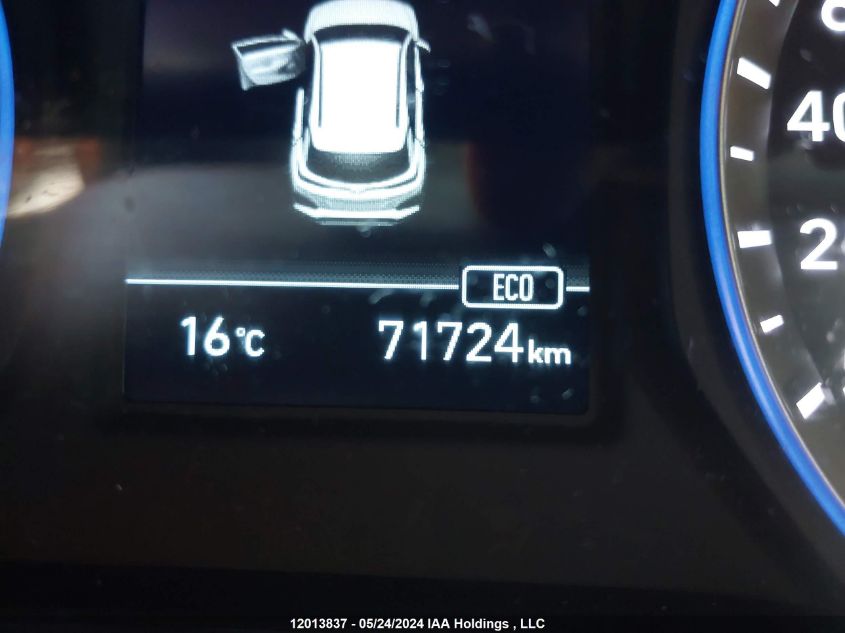 2020 Hyundai Kona Luxury Awd VIN: KM8K6CAA0LU458422 Lot: 12013837