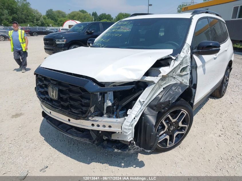 2023 Honda Passport Touring VIN: 5FNYF8H98PB502589 Lot: 12013841