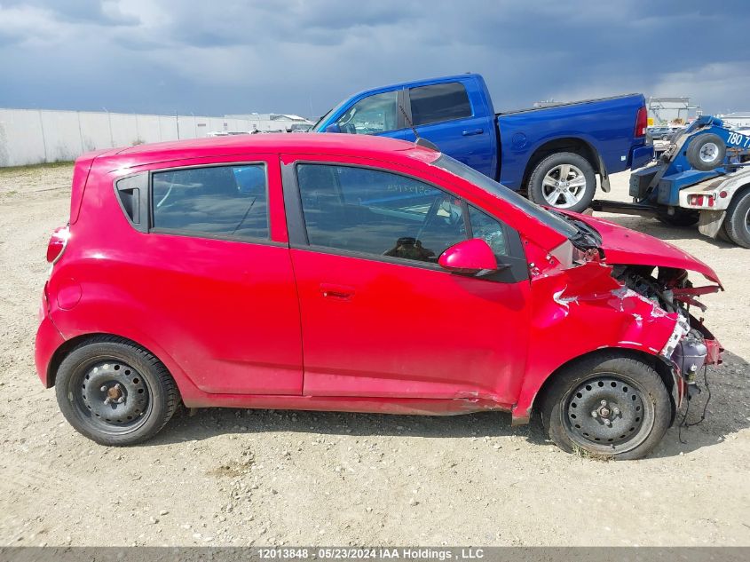 2015 Chevrolet Spark VIN: KL8CD6S97FC792969 Lot: 12013848