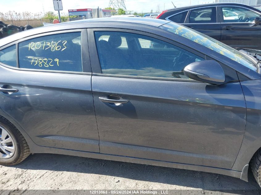 2019 Hyundai Elantra Preferred VIN: KMHD84LF6KU738829 Lot: 12013863