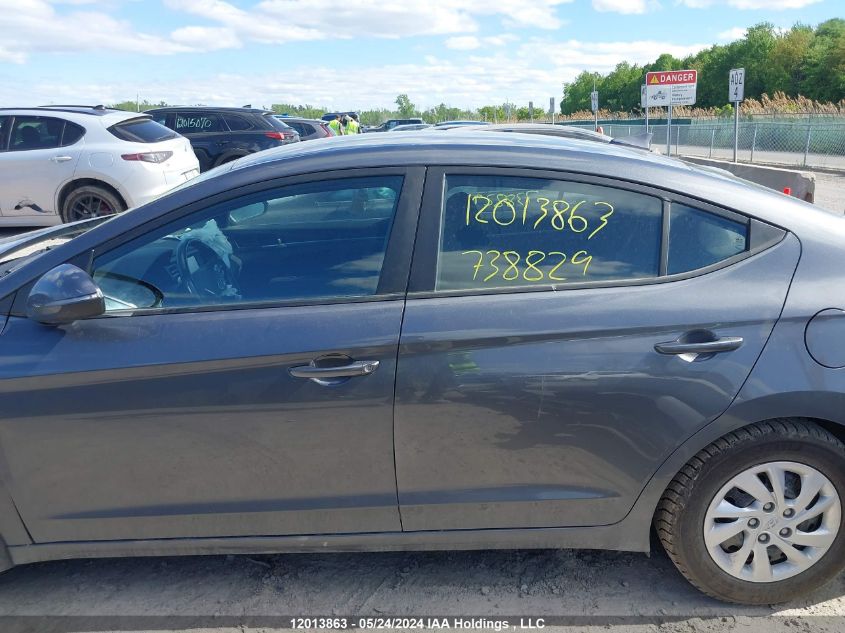 2019 Hyundai Elantra Preferred VIN: KMHD84LF6KU738829 Lot: 12013863