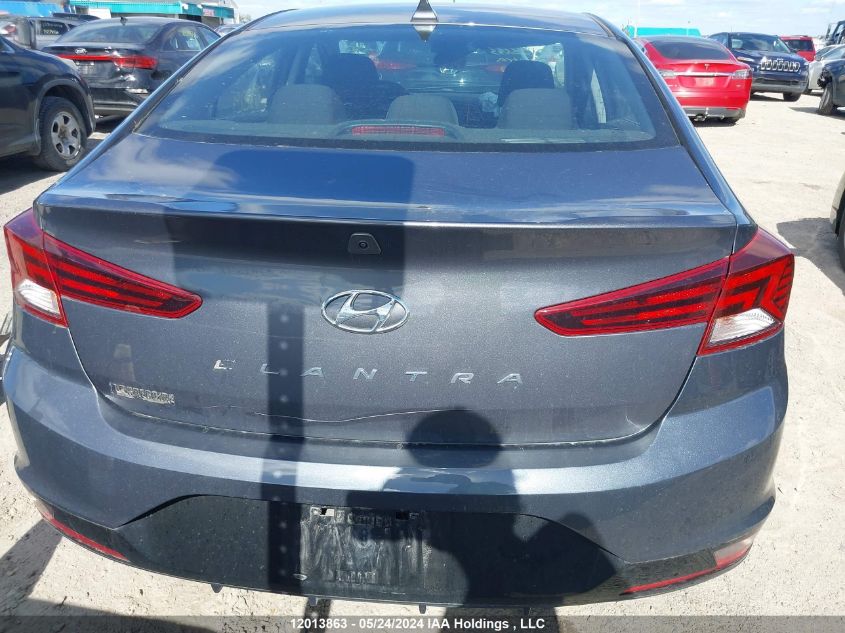 2019 Hyundai Elantra Preferred VIN: KMHD84LF6KU738829 Lot: 12013863