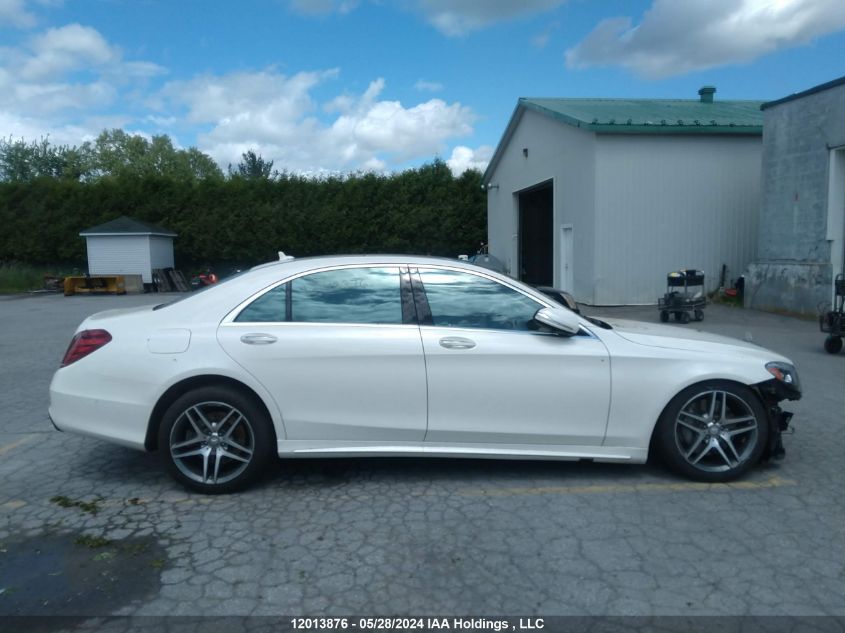 2015 Mercedes-Benz S-Class VIN: WDDUG8FB7FA177643 Lot: 12013876