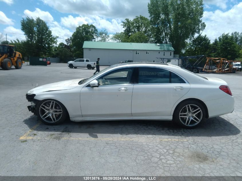 2015 Mercedes-Benz S-Class VIN: WDDUG8FB7FA177643 Lot: 12013876