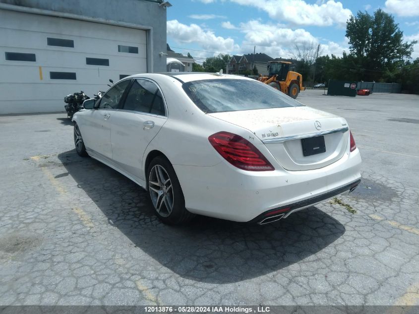 2015 Mercedes-Benz S-Class VIN: WDDUG8FB7FA177643 Lot: 12013876