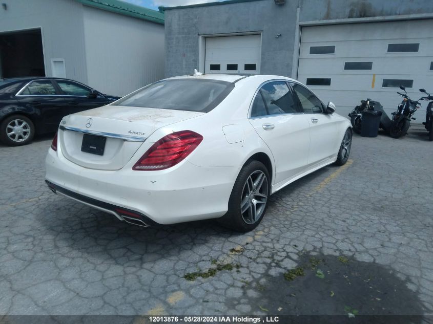 2015 Mercedes-Benz S-Class VIN: WDDUG8FB7FA177643 Lot: 12013876