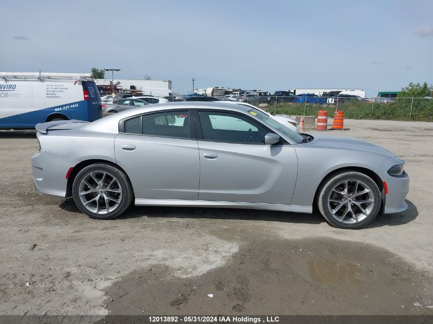 2022 Dodge Charger Gt VIN: 2C3CDXHG1NH161508 Lot: 12013892