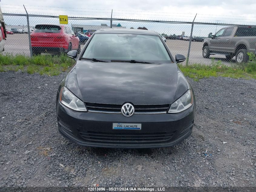 2015 Volkswagen Golf VIN: 3VW217AU7FM091576 Lot: 12013896