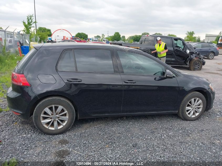 2015 Volkswagen Golf VIN: 3VW217AU7FM091576 Lot: 12013896