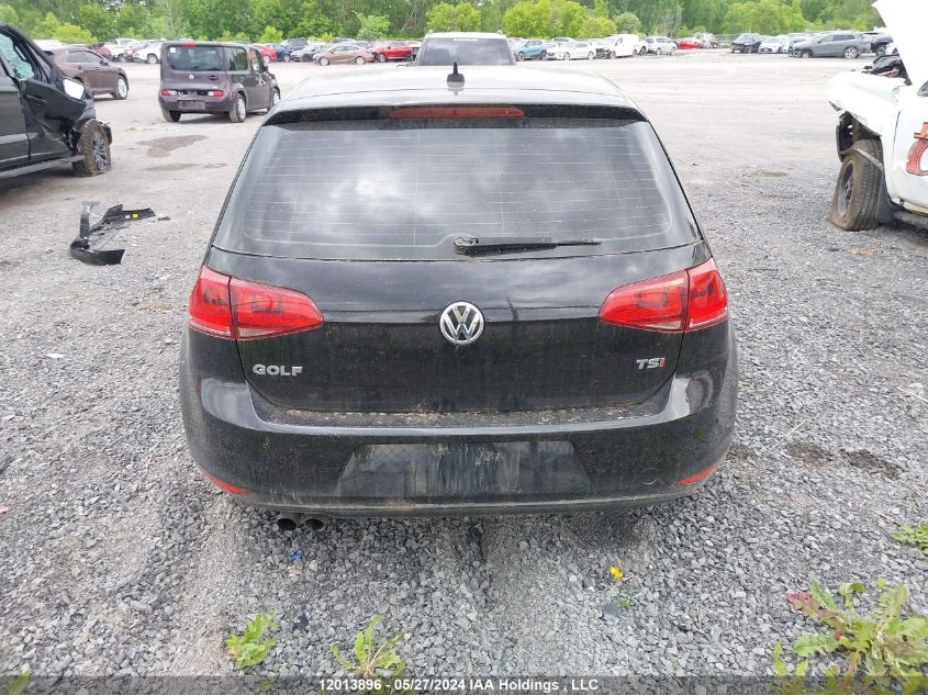 2015 Volkswagen Golf VIN: 3VW217AU7FM091576 Lot: 12013896