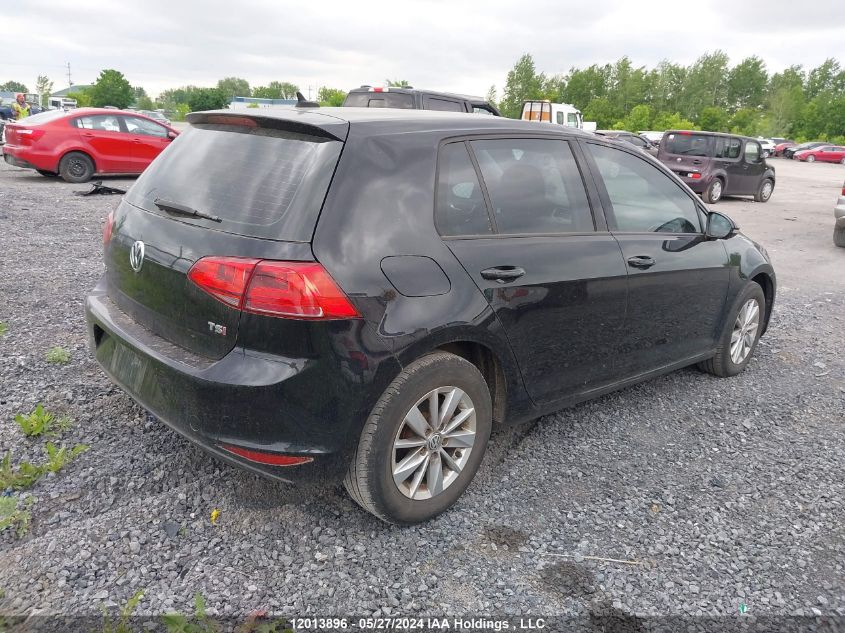 2015 Volkswagen Golf VIN: 3VW217AU7FM091576 Lot: 12013896