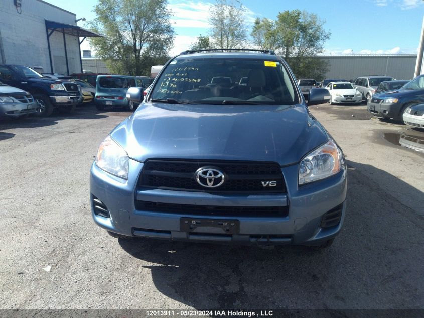 2010 Toyota Rav4 VIN: 2T3BK4DV3AW035645 Lot: 12013911