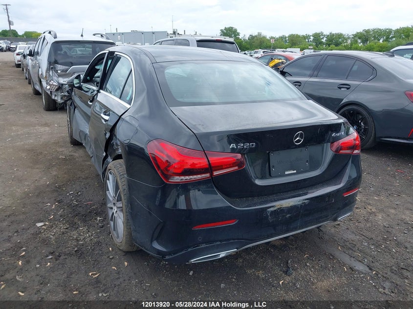 2020 Mercedes-Benz A-Class VIN: WDD3G4FB4LW039593 Lot: 12013920
