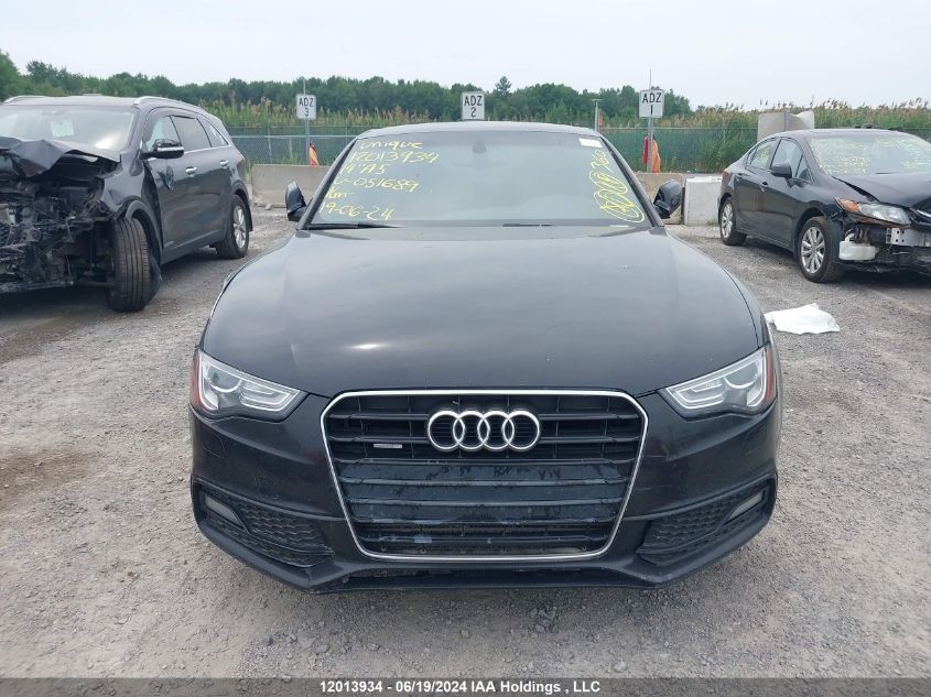 2014 Audi A5 VIN: WAUMFBFR0EA051689 Lot: 12013934