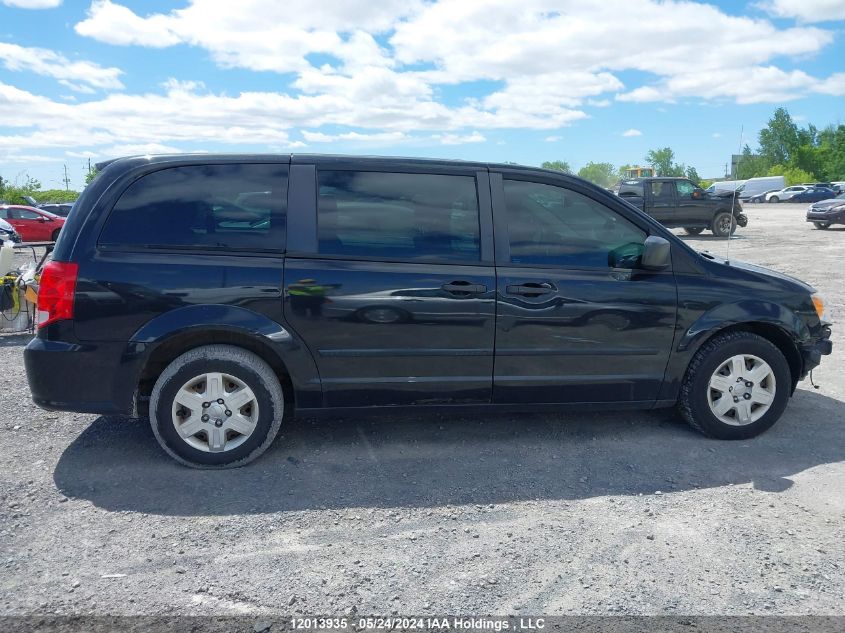 2013 Dodge Grand Caravan Se VIN: 2C4RDGBG2DR624666 Lot: 12013935