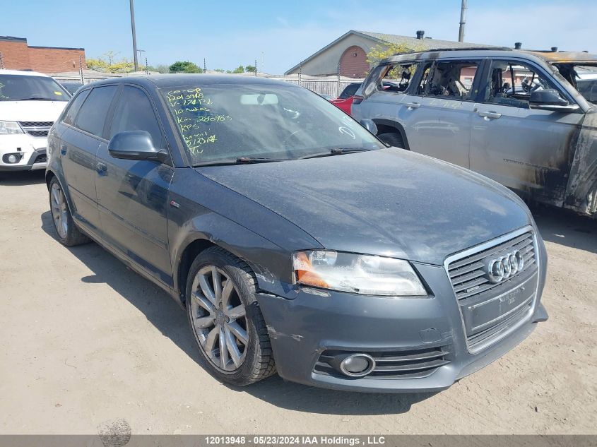 2010 Audi A3 VIN: WAUDFCFM9AA174136 Lot: 12013948