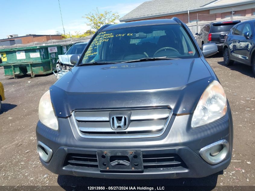 2005 Honda Cr-V Ex VIN: JHLRD78825C808342 Lot: 12013950