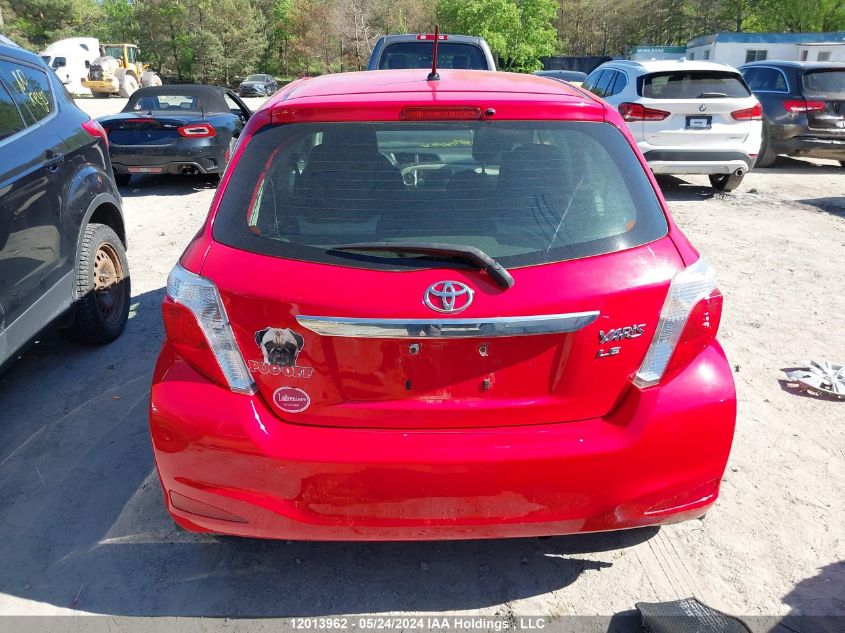 2012 Toyota Yaris Le/Se VIN: JTDKTUD35CD534636 Lot: 12013962