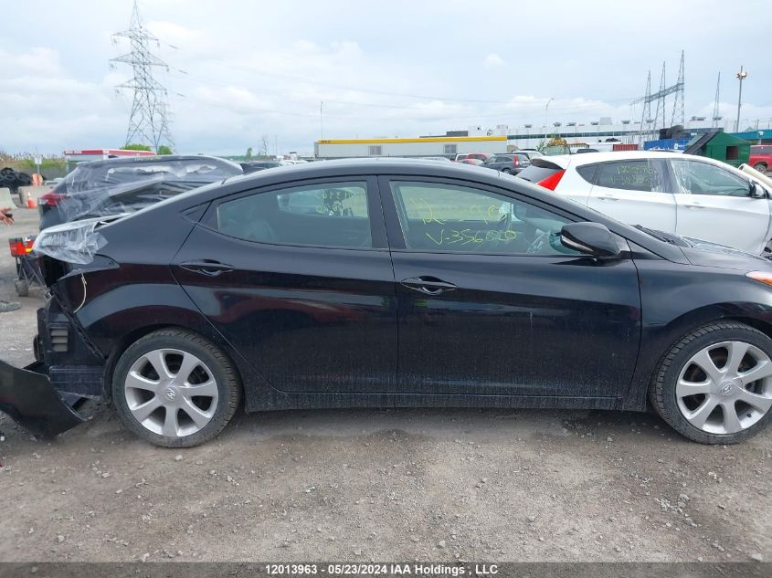 2013 Hyundai Elantra Limited VIN: 5NPDH4AE2DH356020 Lot: 12013963