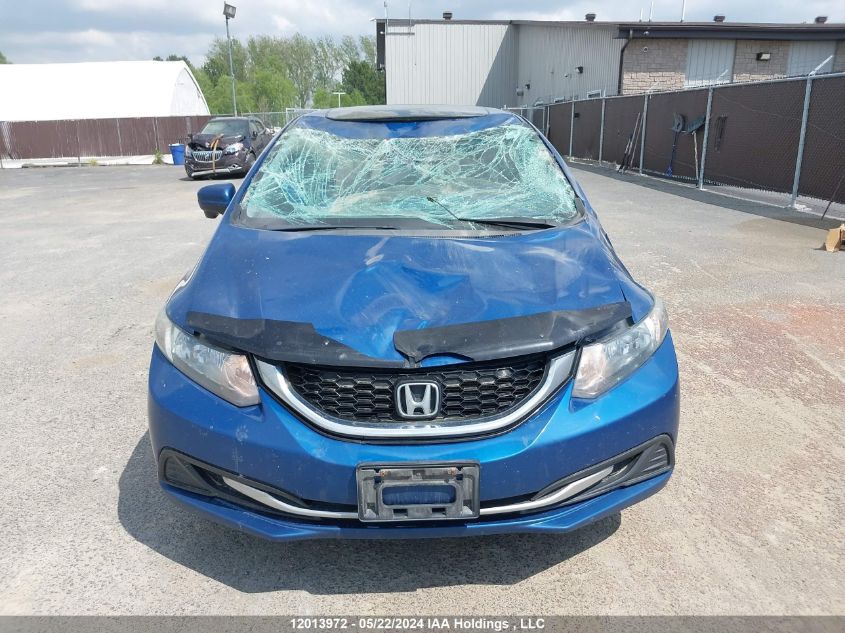 2015 Honda Civic VIN: 2HGFB2F57FH012929 Lot: 12013972