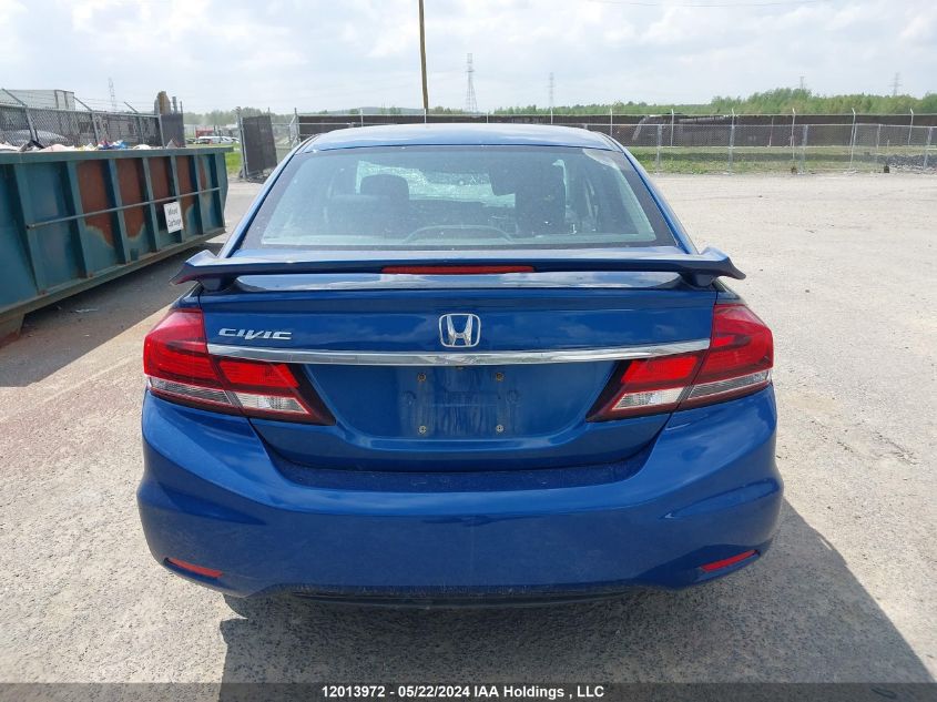 2015 Honda Civic VIN: 2HGFB2F57FH012929 Lot: 12013972