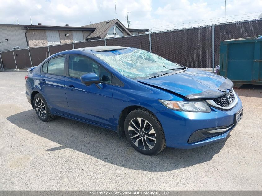 2015 Honda Civic VIN: 2HGFB2F57FH012929 Lot: 12013972