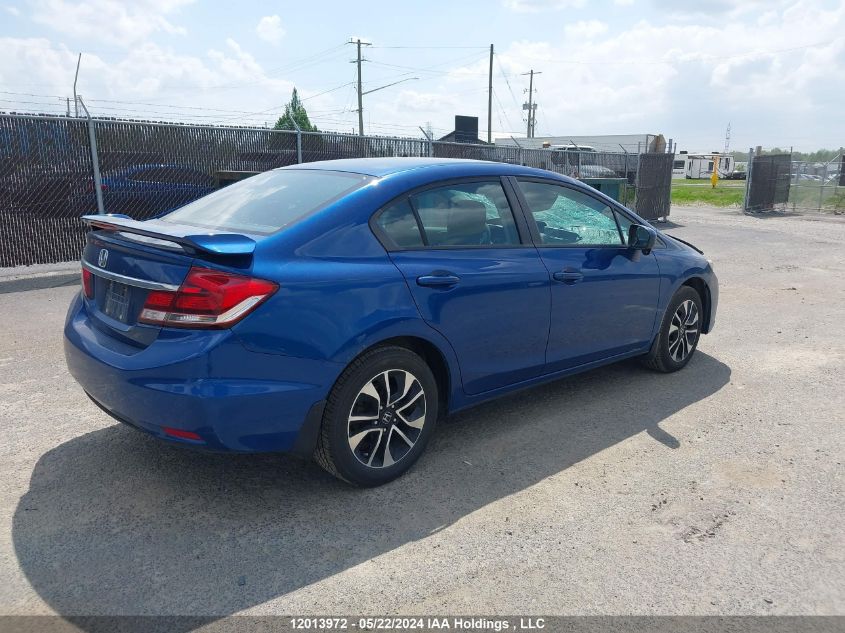 2015 Honda Civic VIN: 2HGFB2F57FH012929 Lot: 12013972