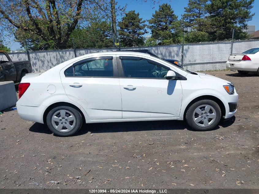 2015 Chevrolet Sonic VIN: 1G1JA5SH3F4112920 Lot: 12013994