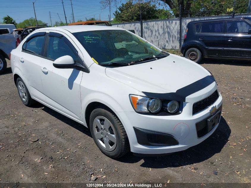 2015 Chevrolet Sonic VIN: 1G1JA5SH3F4112920 Lot: 12013994