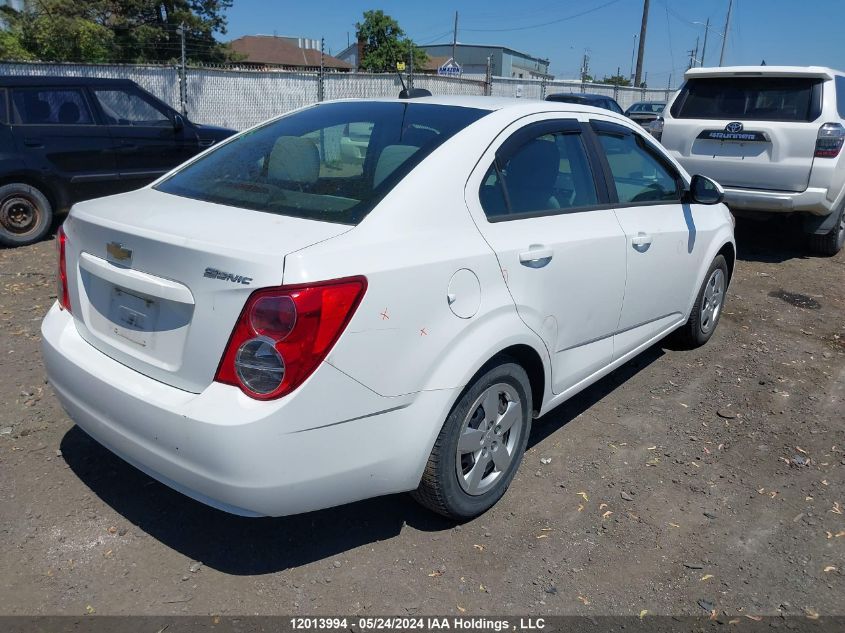 2015 Chevrolet Sonic VIN: 1G1JA5SH3F4112920 Lot: 12013994