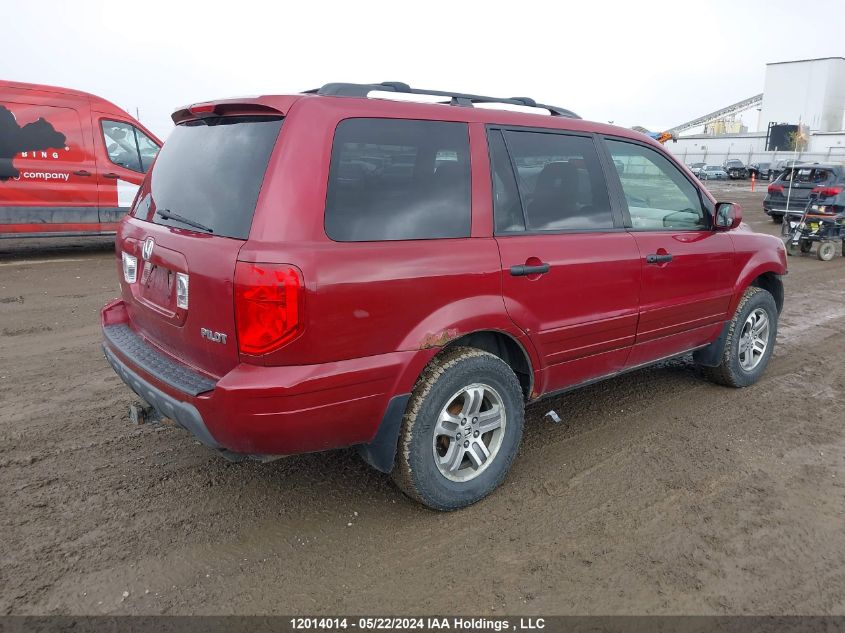 2004 Honda Pilot VIN: 2HKYF18484H000853 Lot: 12014014