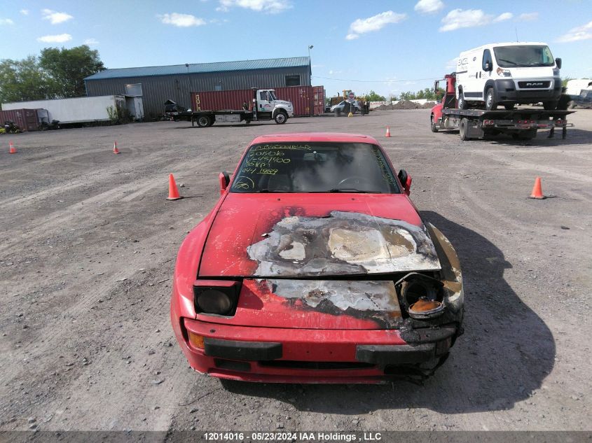 1989 Porsche 944 VIN: WP0AA0944KN451400 Lot: 12014016