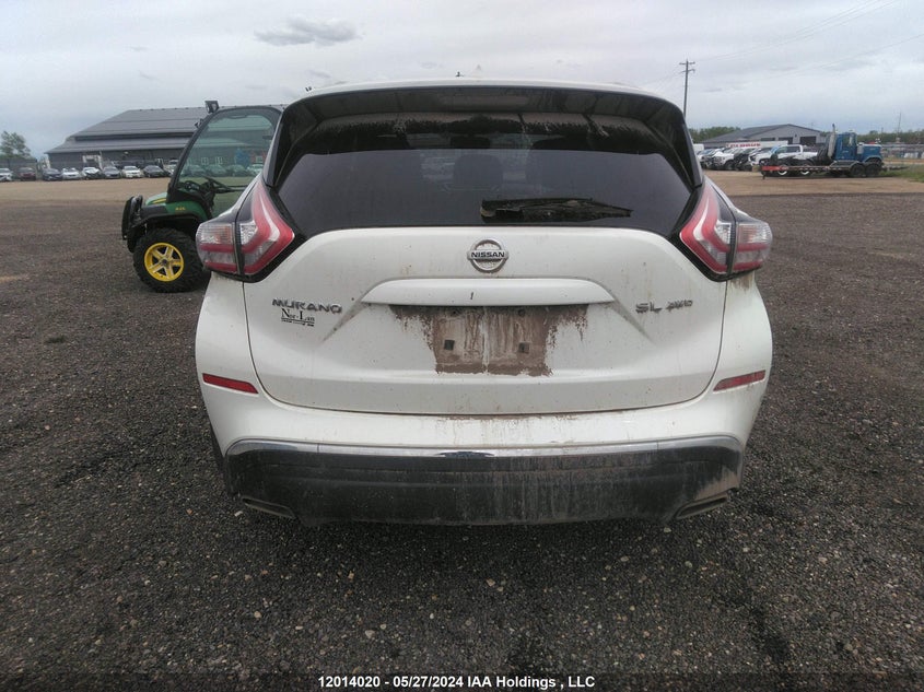 2016 Nissan Murano Sl VIN: 5N1AZ2MH9GN113251 Lot: 12014020