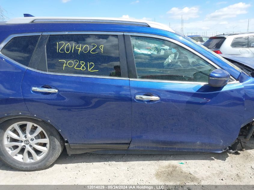 2018 Nissan Rogue VIN: 5N1AT2MT9JC702812 Lot: 12014029