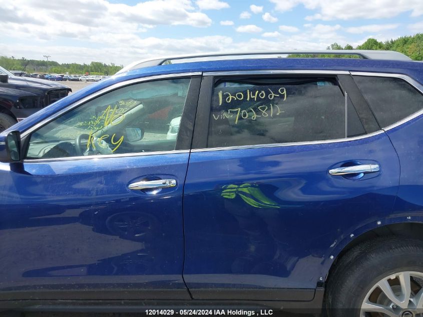 2018 Nissan Rogue VIN: 5N1AT2MT9JC702812 Lot: 12014029