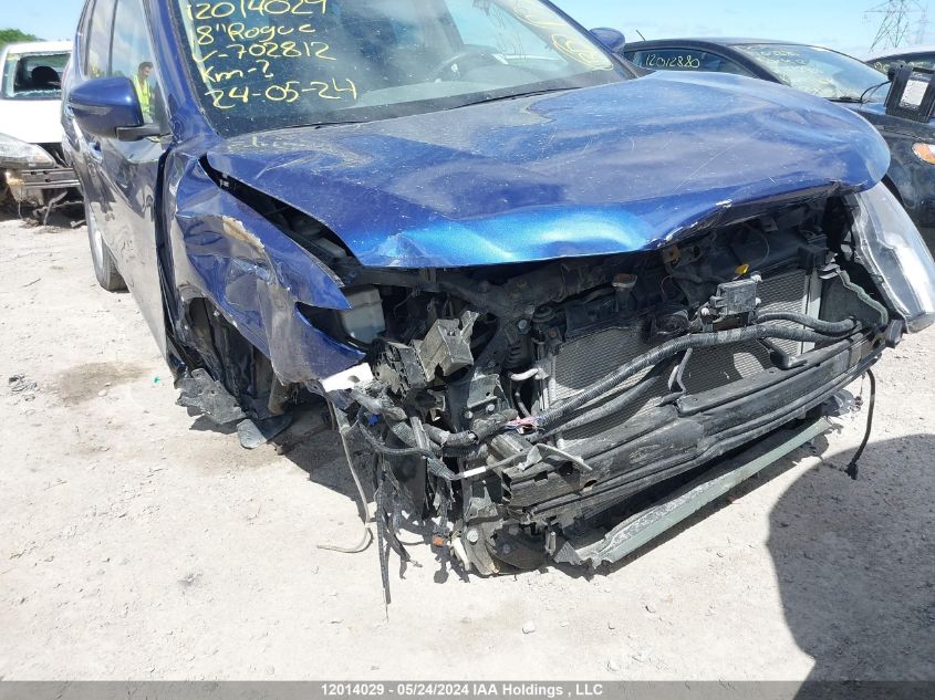 2018 Nissan Rogue VIN: 5N1AT2MT9JC702812 Lot: 12014029