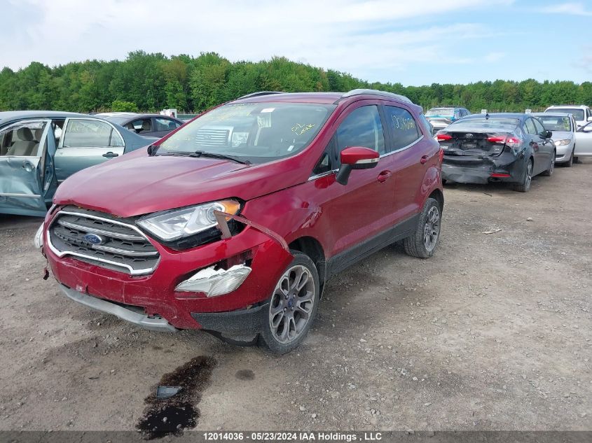 2020 Ford Ecosport Titanium VIN: MAJ6S3KLXLC386982 Lot: 12014036