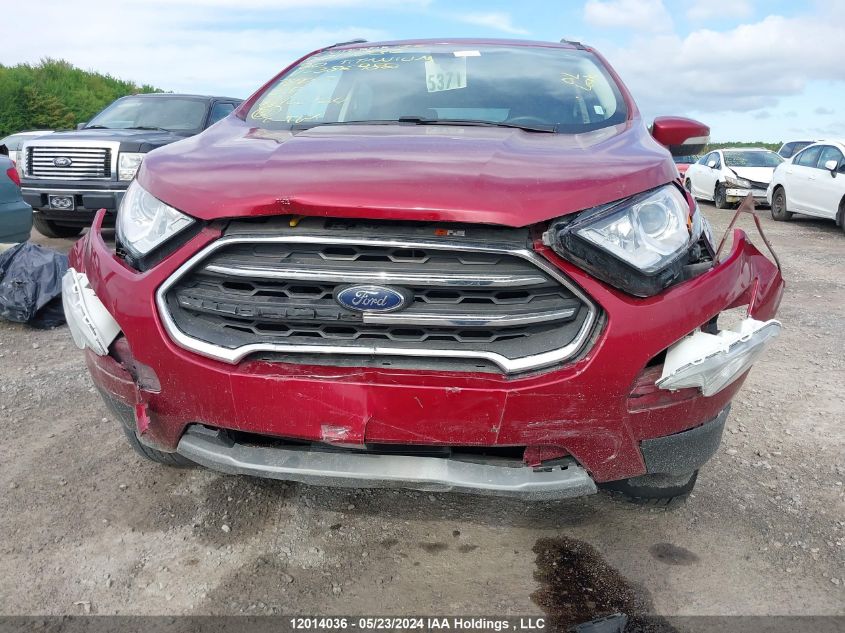 2020 Ford Ecosport Titanium VIN: MAJ6S3KLXLC386982 Lot: 12014036