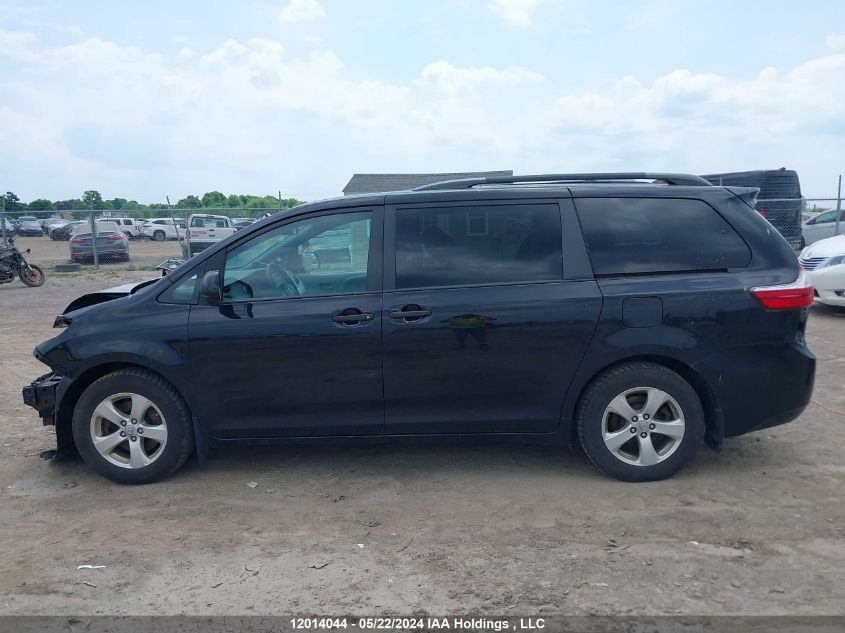 2017 Toyota Sienna 7 Passenger VIN: 5TDZZ3DC8HS841995 Lot: 12014044