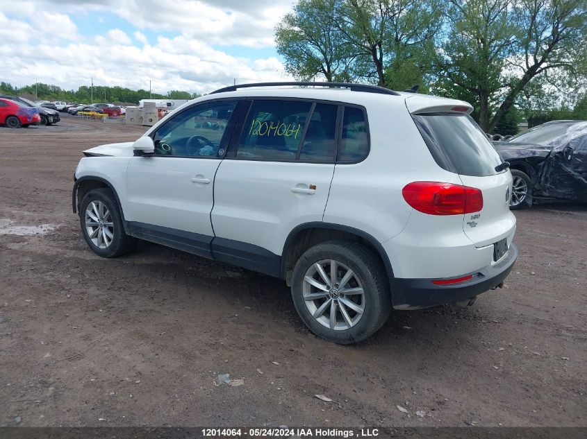 2017 Volkswagen Tiguan Wolfsburg VIN: WVGNV7AX5HW507184 Lot: 12014064