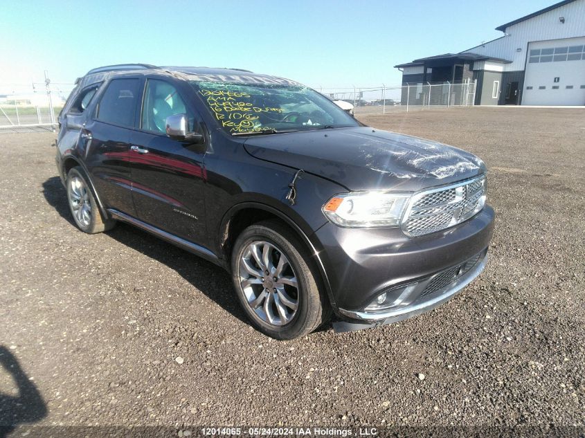 2016 Dodge Durango Citadel VIN: 1C4SDJET9GC449420 Lot: 12014065