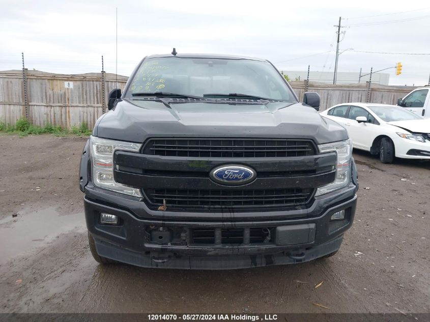 2019 Ford F-150 Lariat VIN: 1FTFW1E4XKFB91386 Lot: 12014070