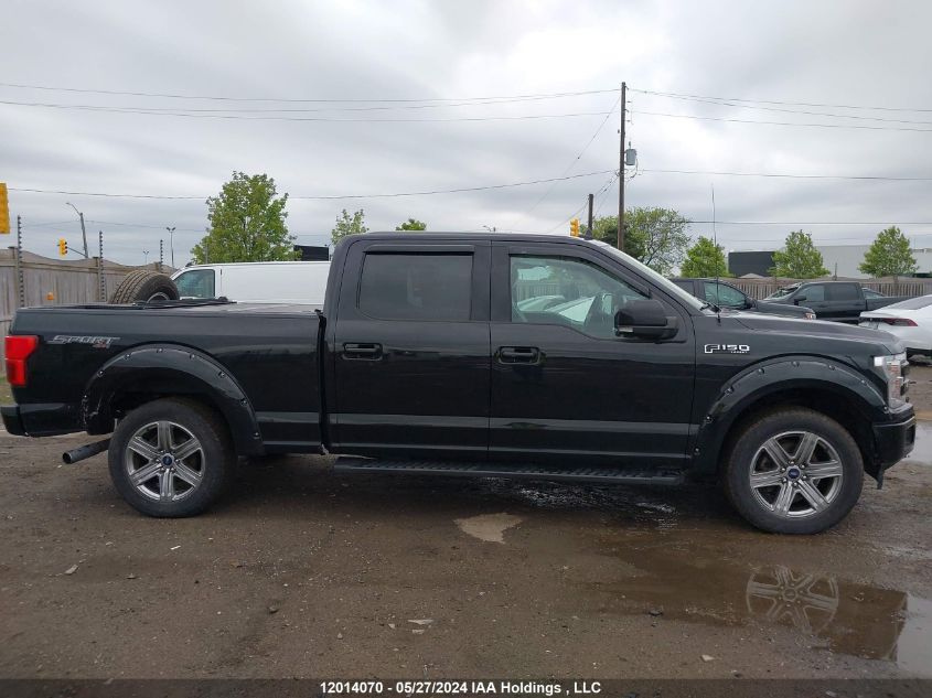 2019 Ford F-150 Lariat VIN: 1FTFW1E4XKFB91386 Lot: 12014070