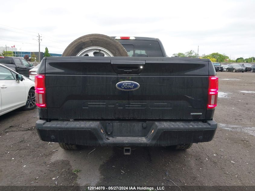 2019 Ford F-150 Lariat VIN: 1FTFW1E4XKFB91386 Lot: 12014070