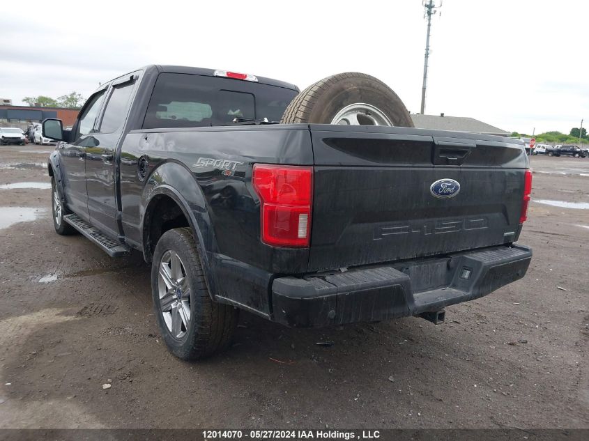 2019 Ford F-150 Lariat VIN: 1FTFW1E4XKFB91386 Lot: 12014070