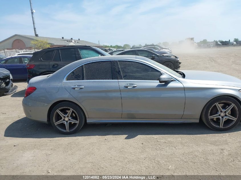 2015 Mercedes-Benz C-Class VIN: 55SWF4KB2FU096575 Lot: 12014082